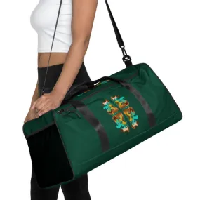 Duffle bag - Handraw GreenOil Duffle bag - Handraw GreenOil