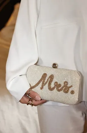 Eloise Beaded "Mrs." Clutch Eloise Beaded "Mrs." Clutch
