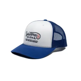 Embroidered Sunrise Snapback Royal White Embroidered Sunrise Snapback Royal White