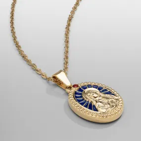 Enamel Virgin Mary (Gold) Enamel Virgin Mary (Gold)