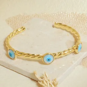 Evil Eye Rope Cuff Bangle Evil Eye Rope Cuff Bangle