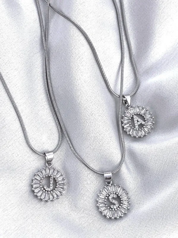 Farrah B Yours Truly Initial Necklace