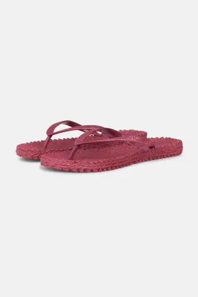 Flip Flop With Glitter - Wine Flip Flop With Glitter - Wine