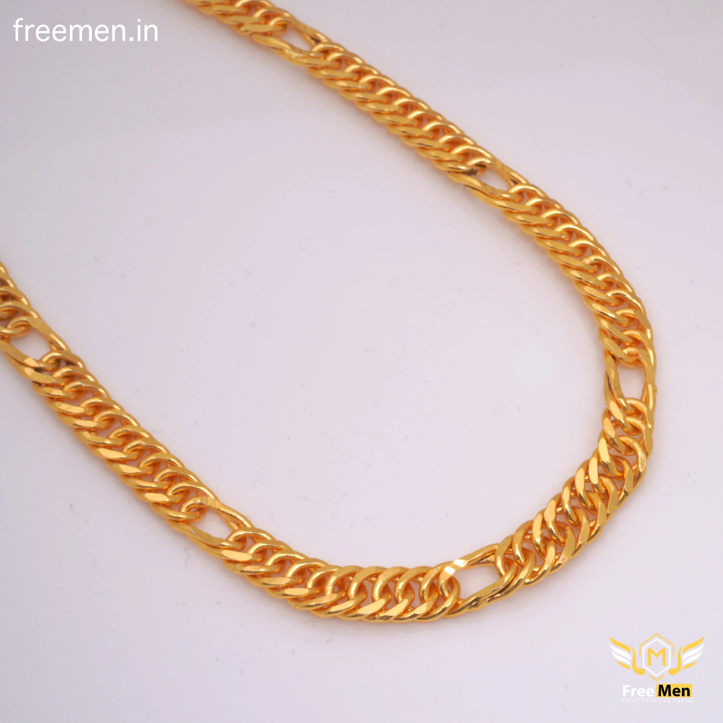 Freemen Astonishing Multi LinkGolden Chain for Men - FM292