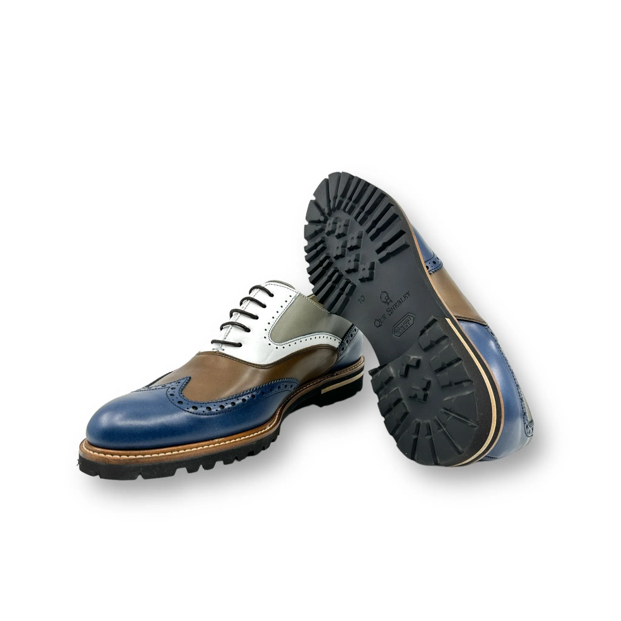 Gaya Unisex Full Brogue Shoes