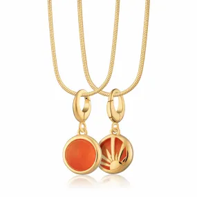 Gold Plated Healing Stone Necklace Gold Plated Healing Stone Necklace