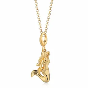 Gold Plated Mermaid Necklace Gold Plated Mermaid Necklace