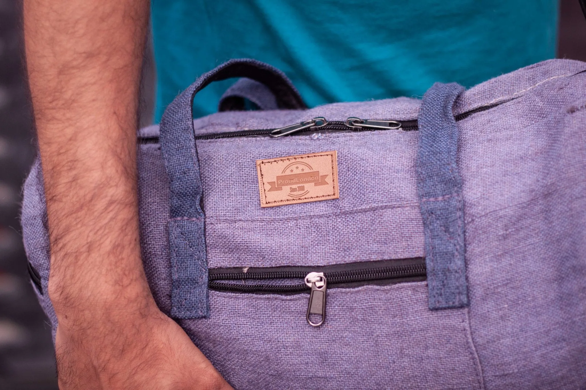 Handmade Hemp Sustainable Duffel Bag || Ceil