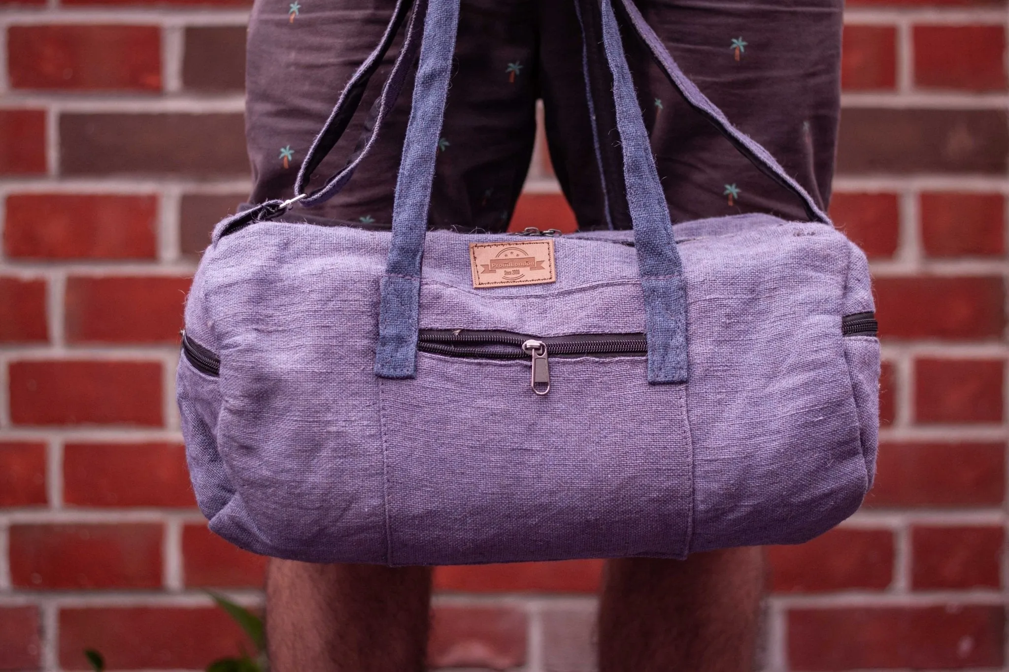 Handmade Hemp Sustainable Duffel Bag || Ceil