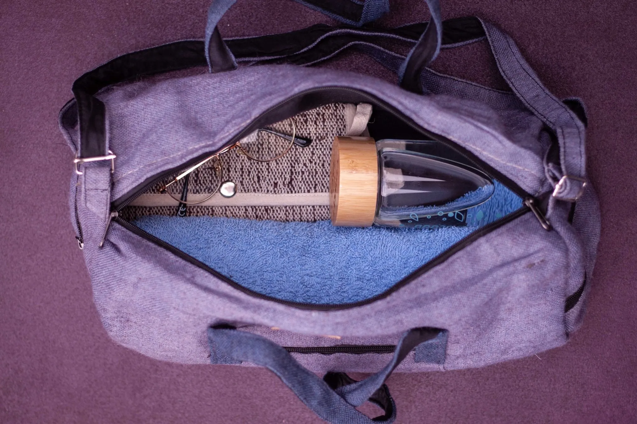 Handmade Hemp Sustainable Duffel Bag || Ceil