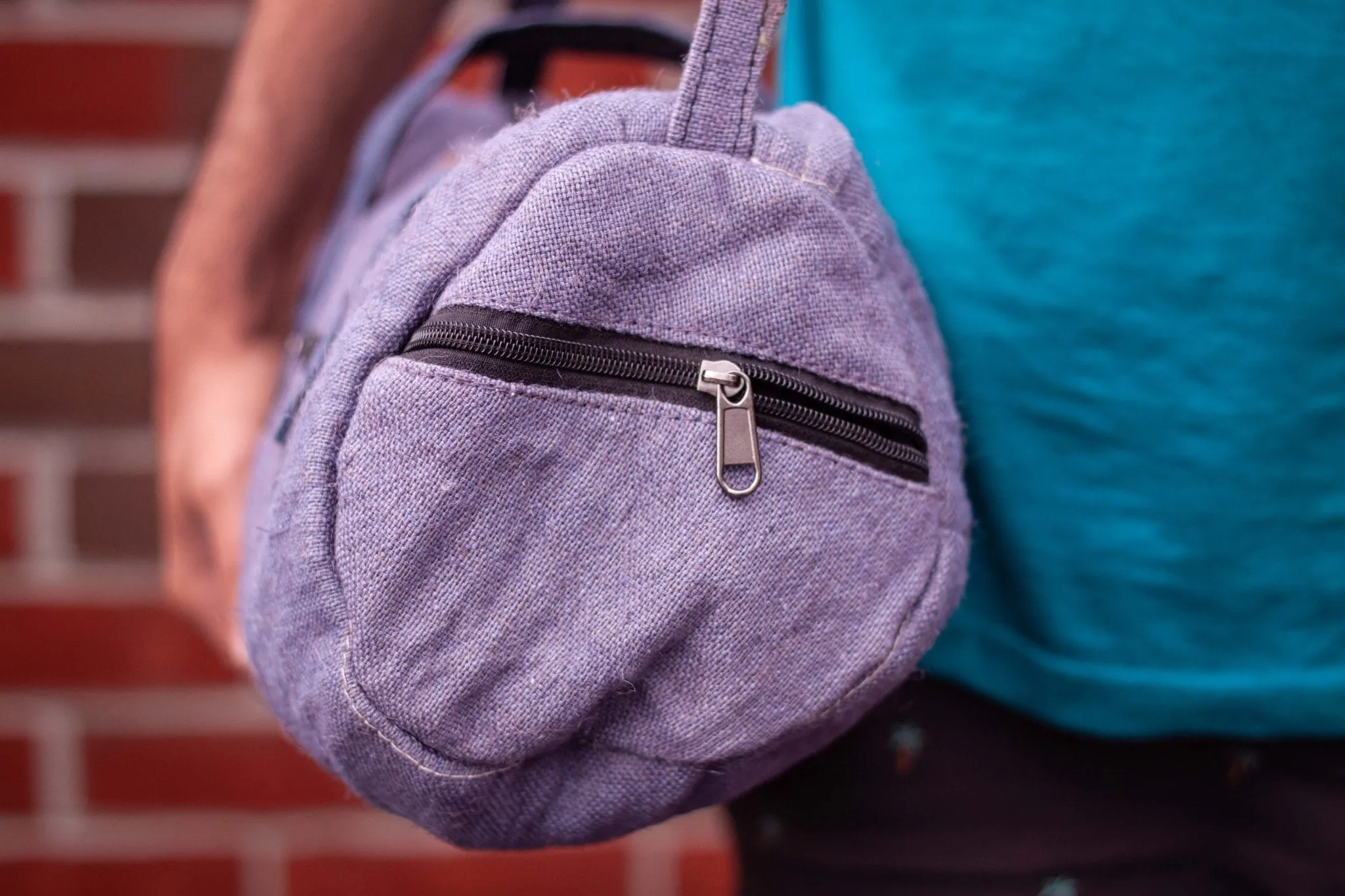 Handmade Hemp Sustainable Duffel Bag || Ceil