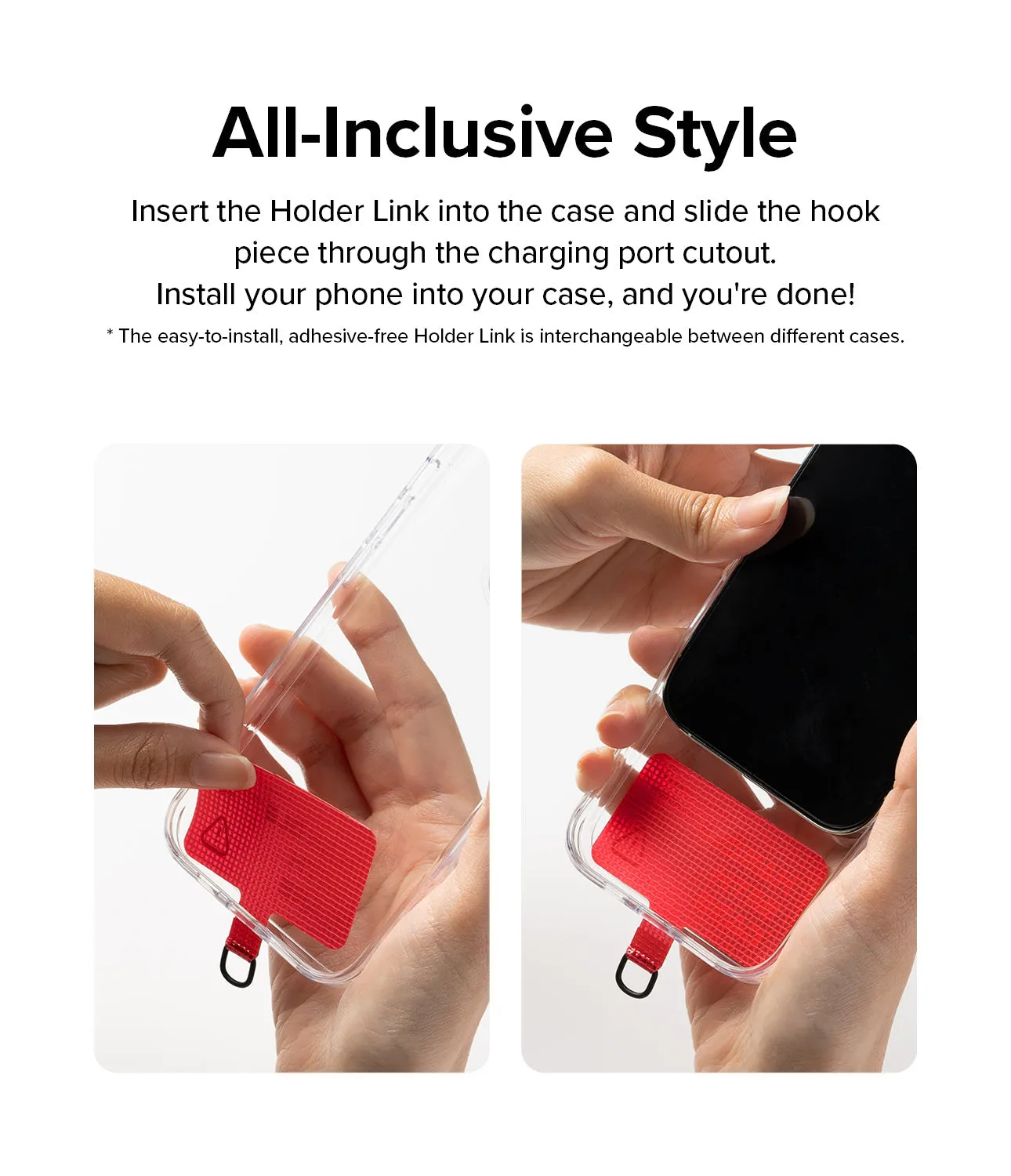 Holder Link Strap | Tarpaulin Red