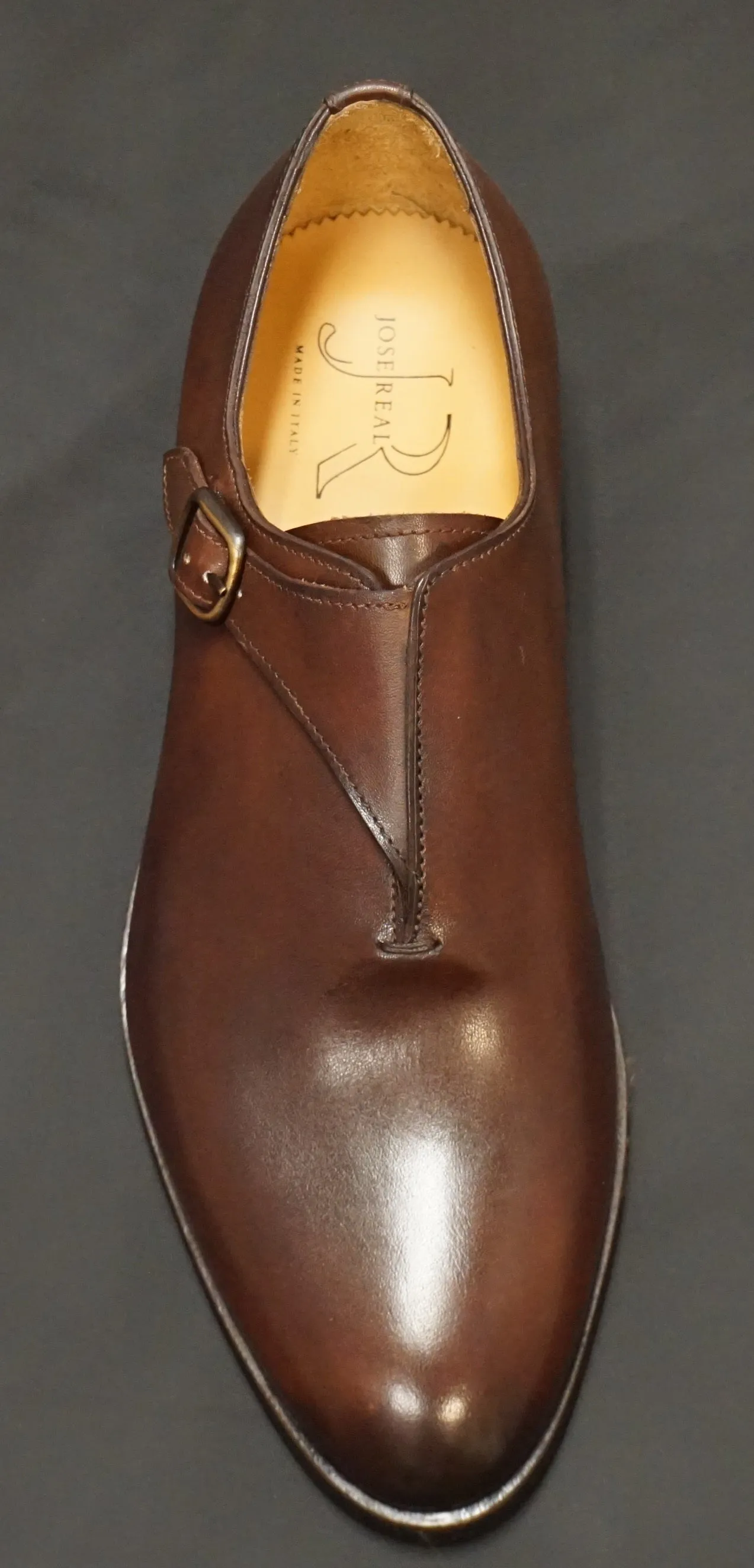 Jose Real Brown Monkstrap N417