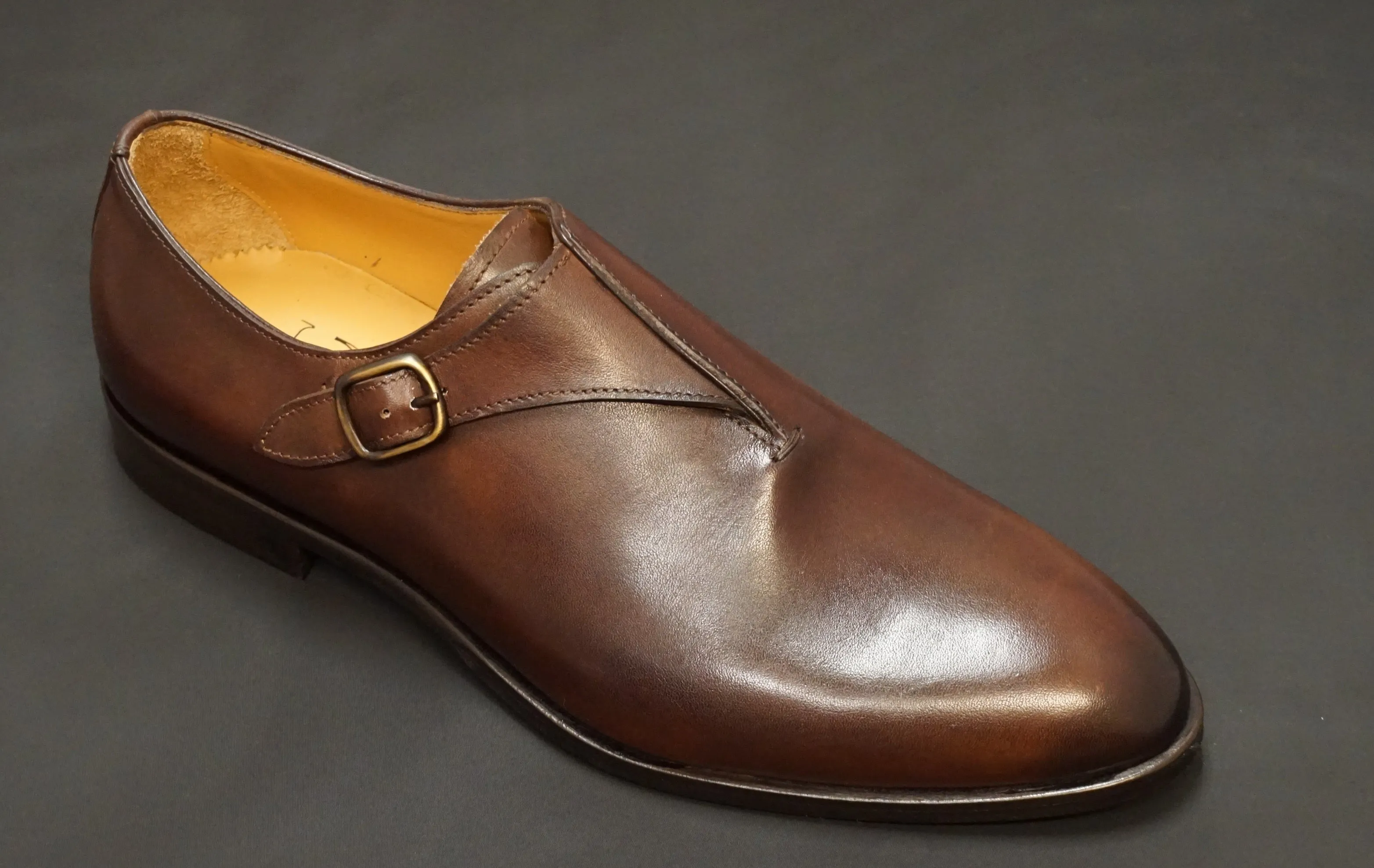 Jose Real Brown Monkstrap N417