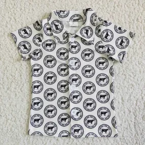 KIDS Come From Good Stock Button Up Top* KIDS Come From Good Stock Button Up Top*