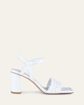 KIRBY HIGH HEEL SANDALS WHITE KIRBY HIGH HEEL SANDALS WHITE