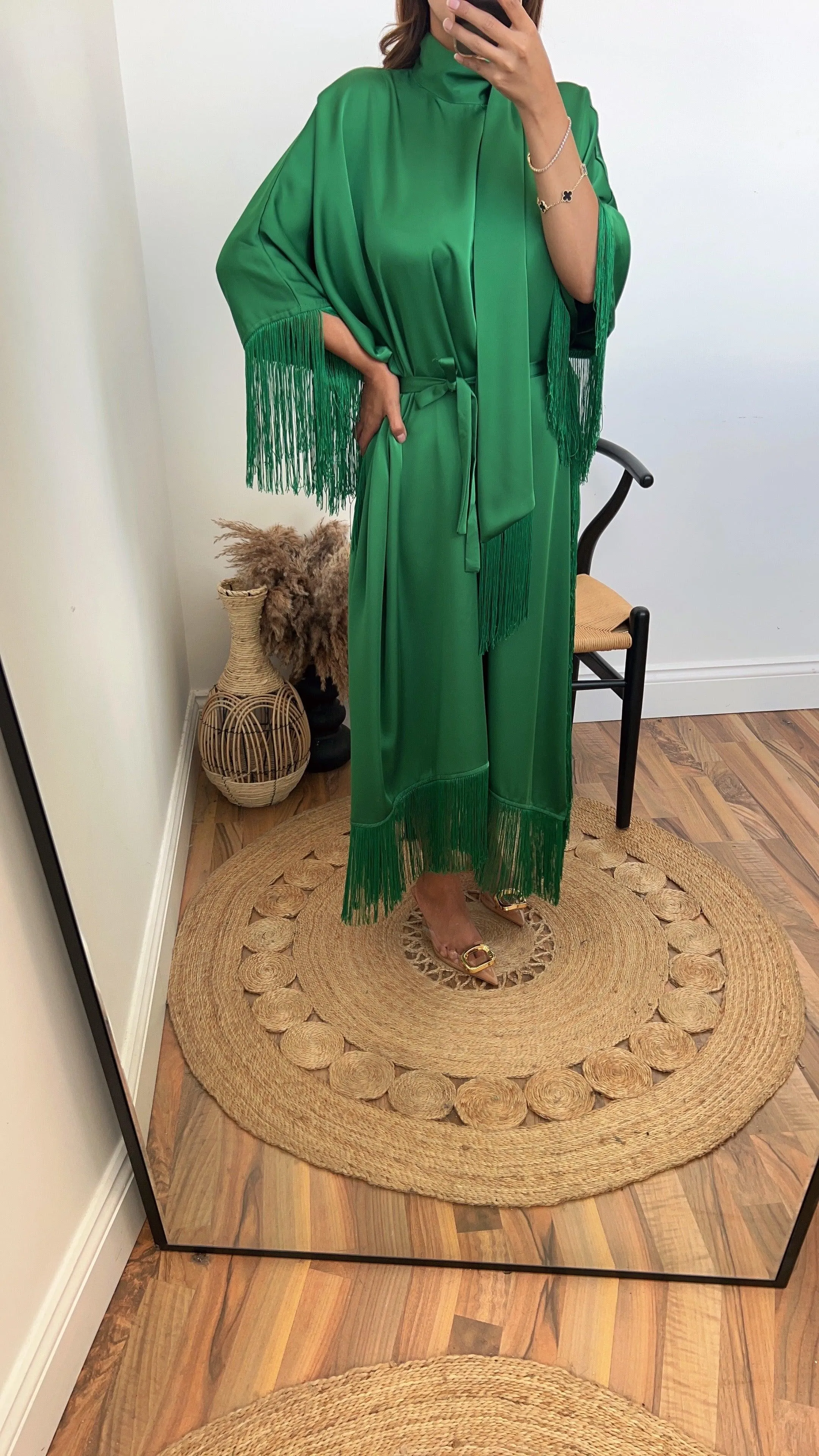 Lavinya dress emerald