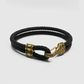 Leather Rope Bracelet (Gold) Leather Rope Bracelet (Gold)