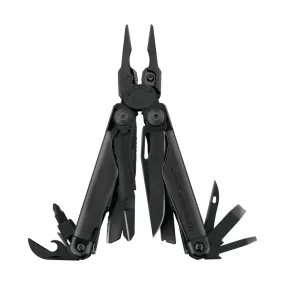 Leatherman Surge Multi-Tool with Black Molle Sheath  - Black Oxide Leatherman Surge Multi-Tool with Black Molle Sheath  - Black Oxide