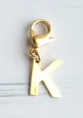 Letter K Charm Letter K Charm