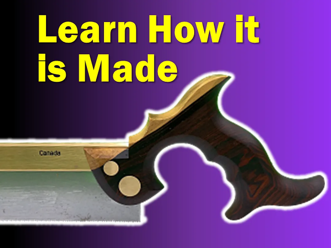 Limited Edition Dovetail Saw (Walnut, English)