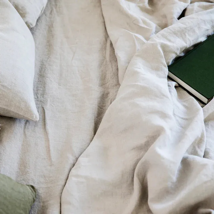 LINEN DUVET COVER SET | NATURAL