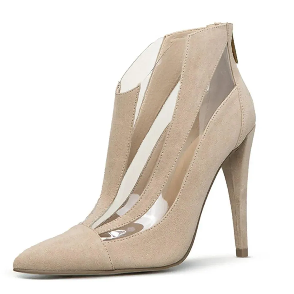 Lines Thin High Heel Women's Casual Shoes M0154 Ankle Boots