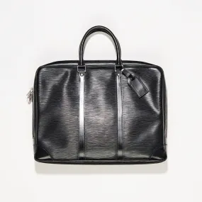 Louis Vuitton Porte Documents Voyage Black Epi Louis Vuitton Porte Documents Voyage Black Epi