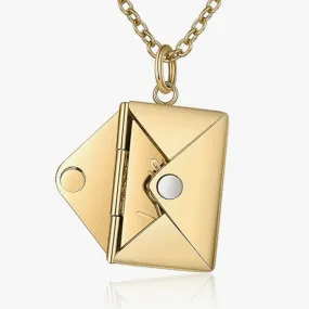 Love Letter Envelope and Letter Necklace Love Letter Envelope and Letter Necklace