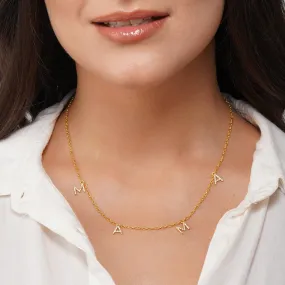 MAMA Letter Necklace MAMA Letter Necklace