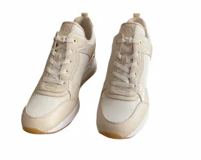 Michael Kors Crista Canvas and Crocodile Embossed Trainer. Size 9.5 Michael Kors Crista Canvas and Crocodile Embossed Trainer. Size 9.5