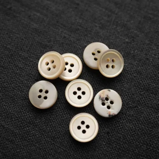 Milky Shirt Buttons / 11mm