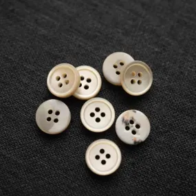 Milky Shirt Buttons / 11mm Milky Shirt Buttons / 11mm