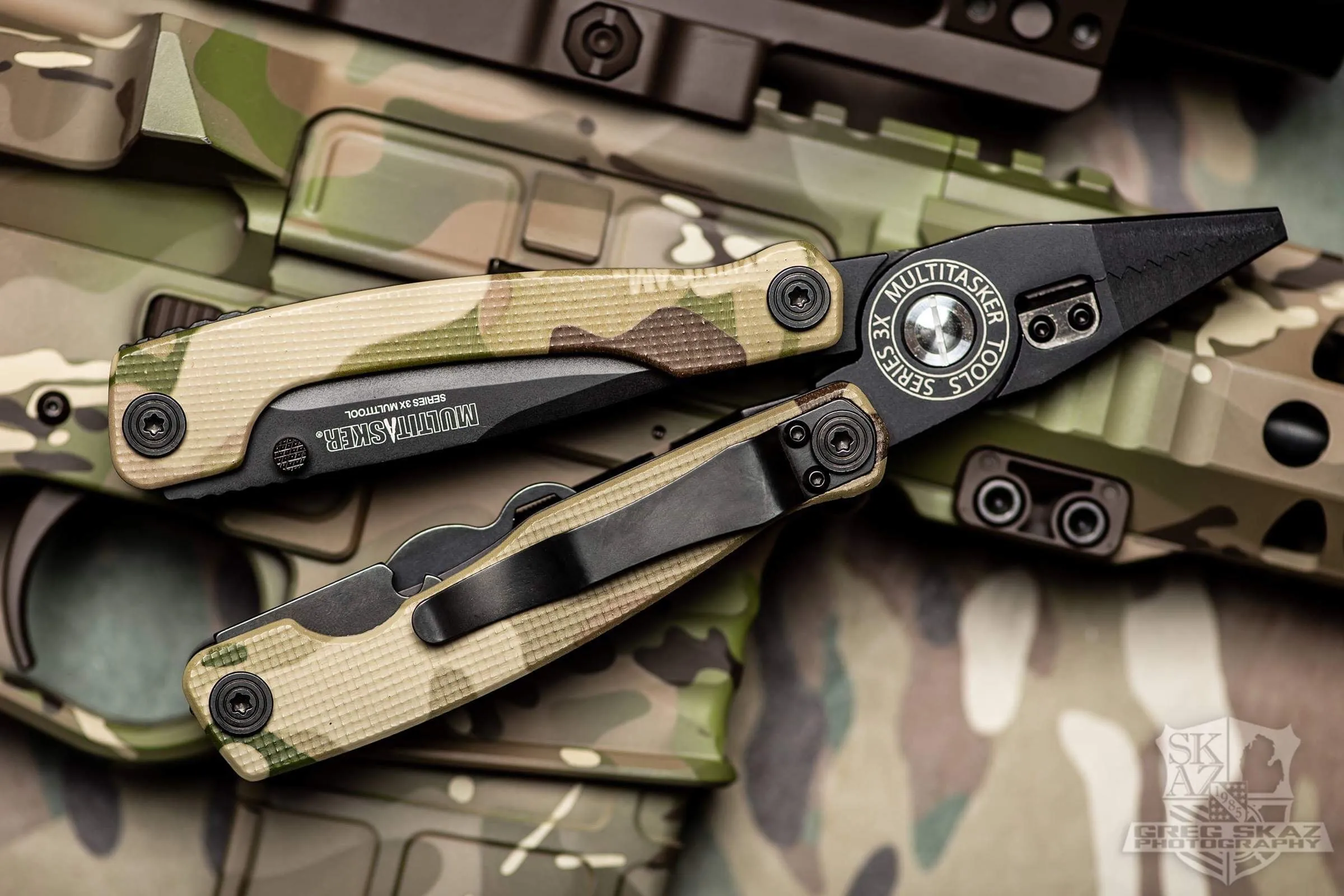 MultiTasker Series 3X Multicam G10 MultiTool