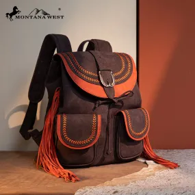 MW1289-9110 Montana West Fringe Buckle Collection Backpack MW1289-9110 Montana West Fringe Buckle Collection Backpack
