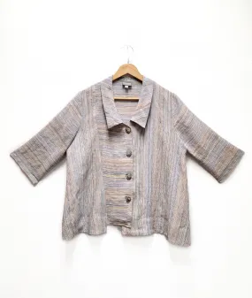Niche - Desert Stripe Linen - Malbec Jacket Niche - Desert Stripe Linen - Malbec Jacket