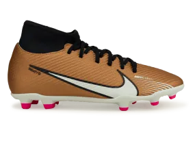 Nike Men's Zoom Mercurial Superfly 9 Club FG/MG Metallic Copper Nike Men's Zoom Mercurial Superfly 9 Club FG/MG Metallic Copper