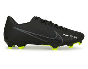 Nike Men's Zoom Mercurial Vapor 15 Academy FG/MG Black/Volt Nike Men's Zoom Mercurial Vapor 15 Academy FG/MG Black/Volt