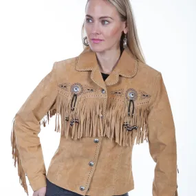 Old Rust Fringe & Beaded Suede Jacket at Bourbon Cowgirl Old Rust Fringe & Beaded Suede Jacket at Bourbon Cowgirl