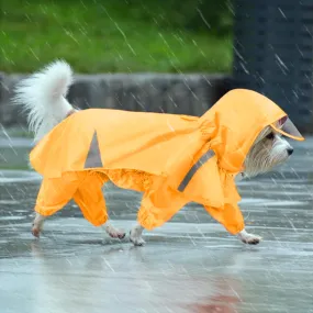 Reflective Windproof And Waterproof Hooded Dog Cape Raincoat Reflective Windproof And Waterproof Hooded Dog Cape Raincoat