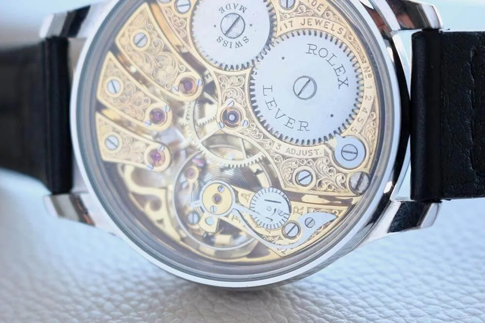 Rolex Pocket Watch Custom Wristwatch Engraving 1920s