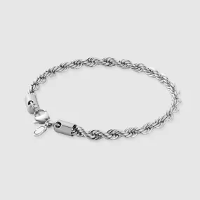 Rope Bracelet (Silver) 5mm Rope Bracelet (Silver) 5mm