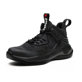 Safety Shoes for Men Anti-Smash Steel Toe Work Shoes Comfortable Reflective Shoe Safety Shoes for Men Anti-Smash Steel Toe Work Shoes Comfortable Reflective Shoe