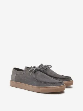 SOLEPLAY Grey Lace-Up Suede Shoes SOLEPLAY Grey Lace-Up Suede Shoes