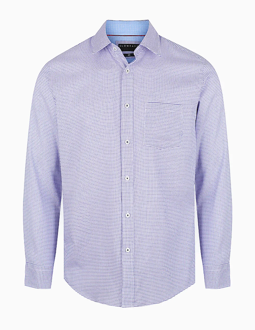 Textured Micro Check Shirt
