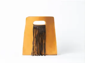 The Ada Handbag with Dark Brown Fringe The Ada Handbag with Dark Brown Fringe