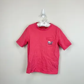 Vineyard Vines Short Sleeve Jetty Red Lax Whale Tee 5T Vineyard Vines Short Sleeve Jetty Red Lax Whale Tee 5T