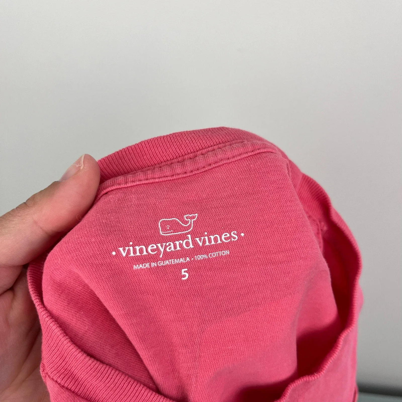 Vineyard Vines Short Sleeve Jetty Red Lax Whale Tee 5T