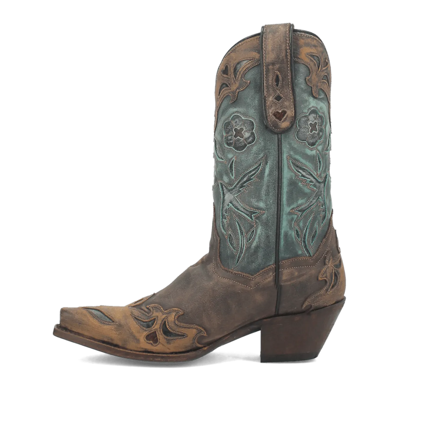 VINTAGE BLUEBIRD LEATHER BOOT