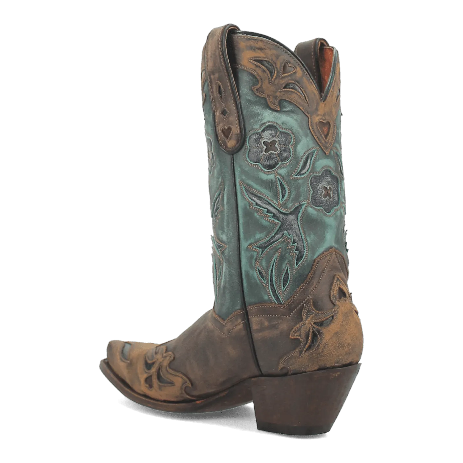 VINTAGE BLUEBIRD LEATHER BOOT